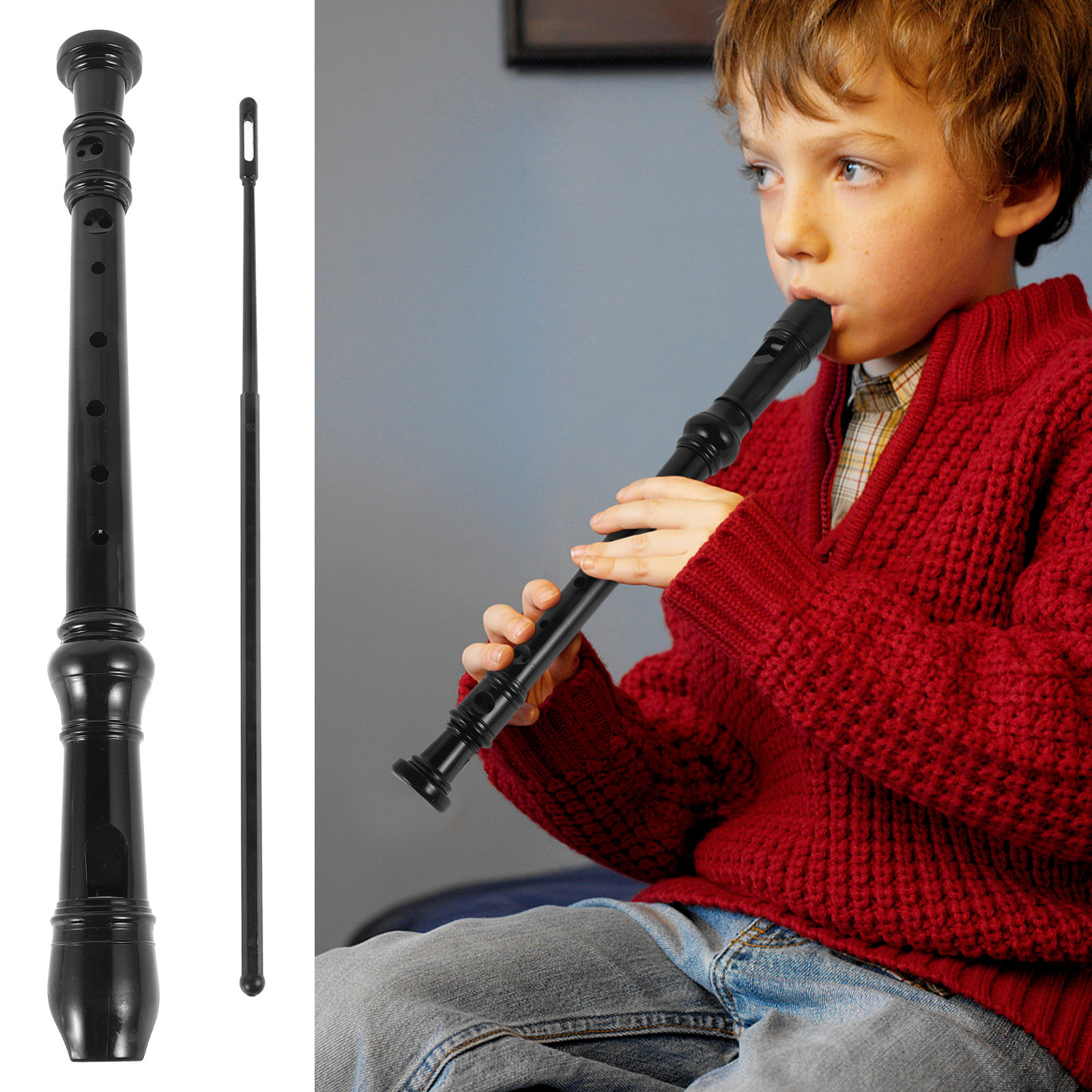 8-otworowy, czarny, przezroczy – Soprano Recorder Plastic recenzja i cena