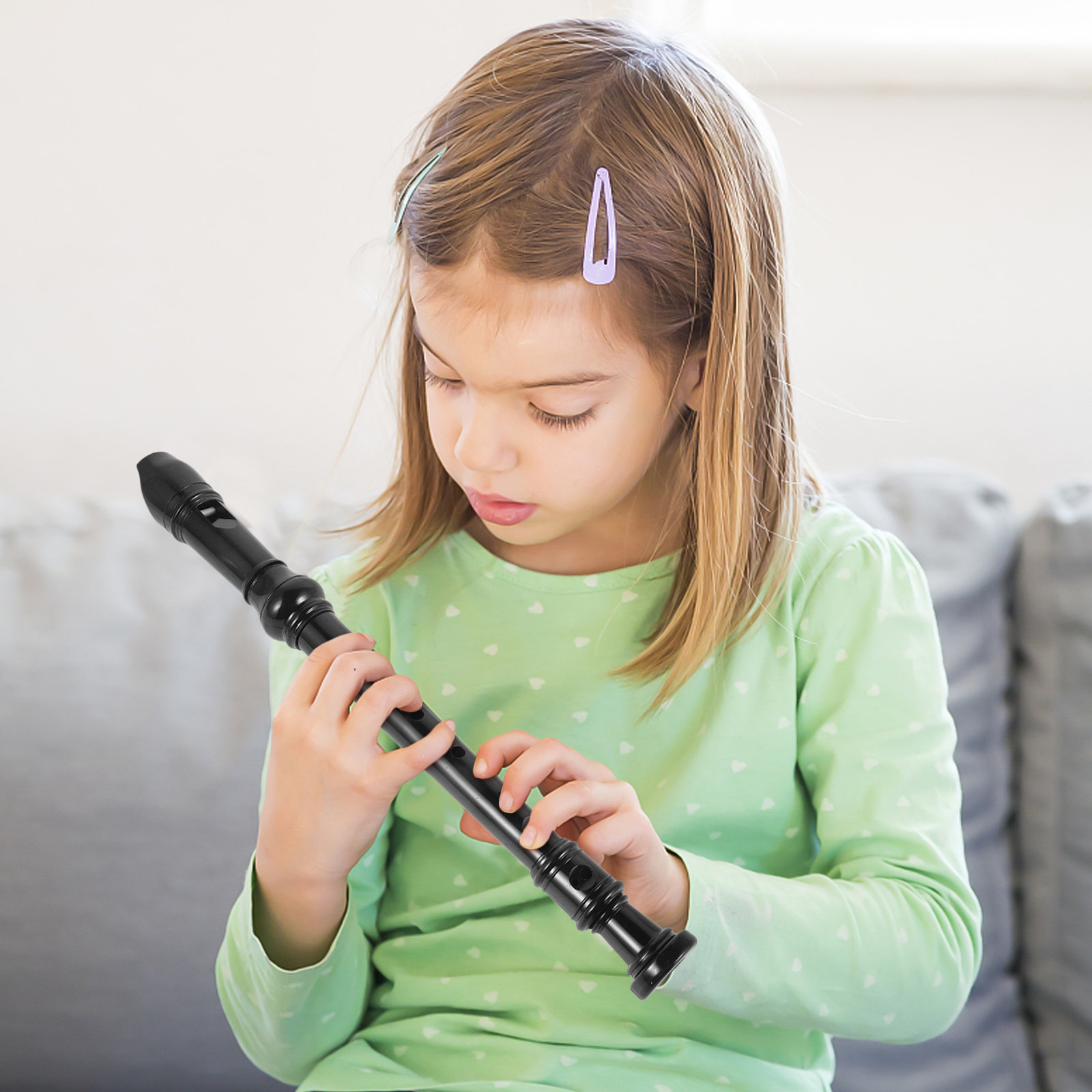 8-otworowy, czarny, przezroczy – Soprano Recorder Plastic recenzja i cena