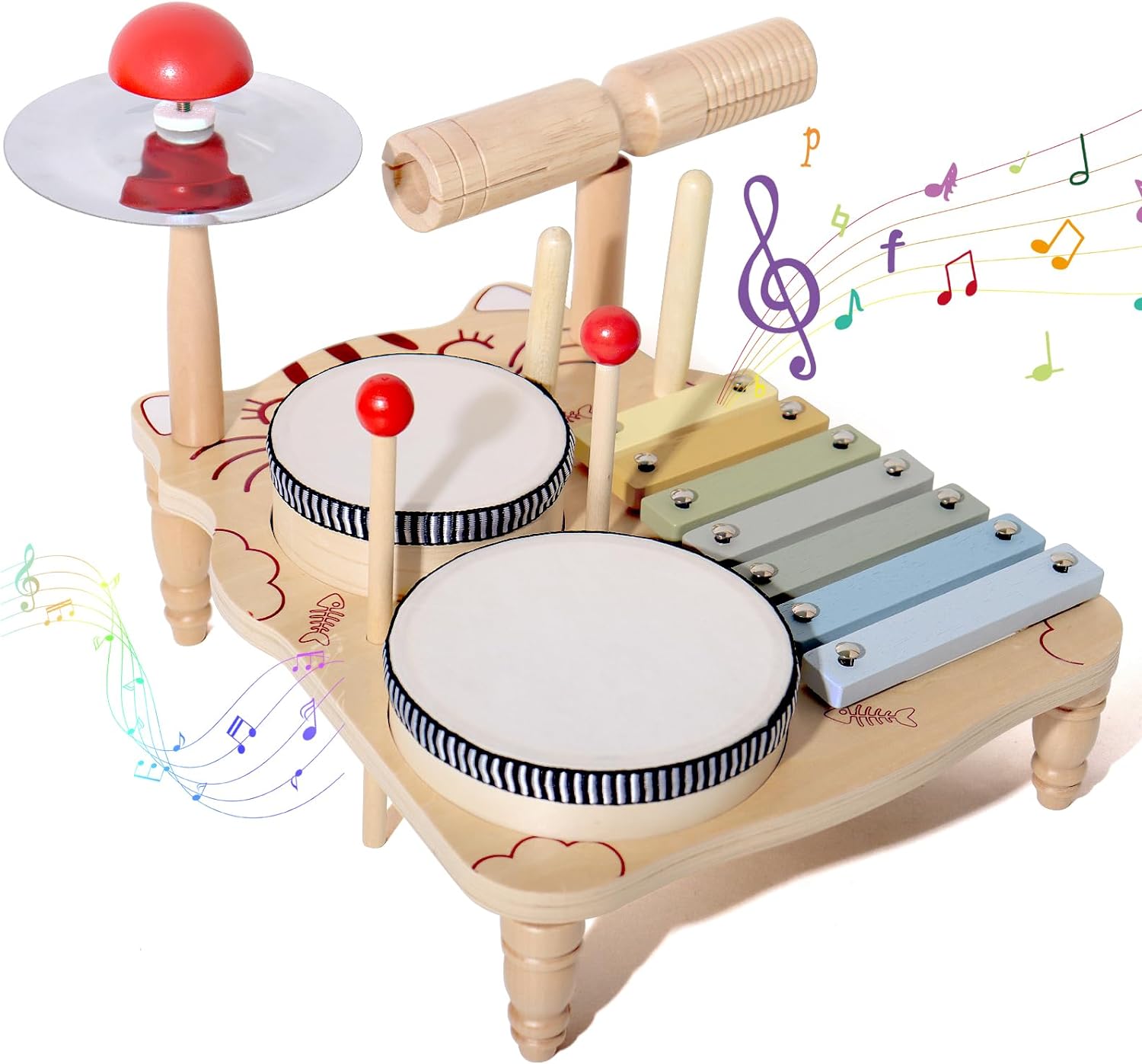Drewniane perkusja ksylofonowe – Musical Instrument Harmonium recenzja i cena