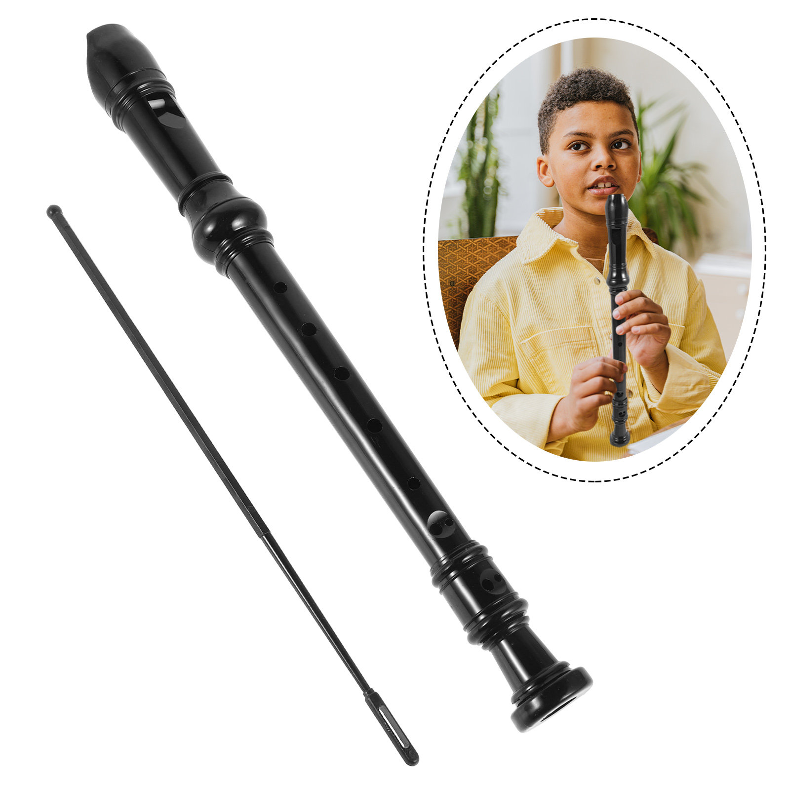 8-otworowa, czarna, przezroczy – Soprano Recorder Plastic recenzja i cena